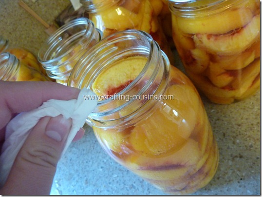 Home canned peaches by the Crafty Cousins (29)