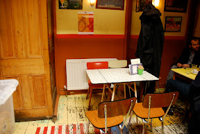 Table at Cafe Kick