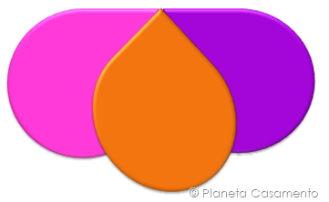 Paleta de Cores - Laranja Pink e Roxo - Planeta Casamento Paleta de Cores - Laranja Pink e Roxo - Planeta Casamento