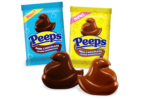 And even more exciting, completely chocolate-covered Peeps!