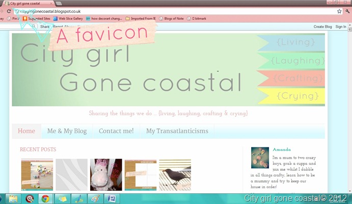 favicon on tab