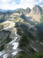 Ridge we hiked to our camp.