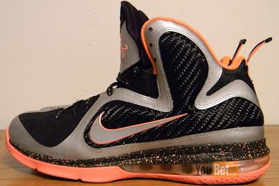 nike lebron 9 gr silver black orange 2 04 New Pics: Upcoming Nike LeBron 9 Mango Slated for March 2nd