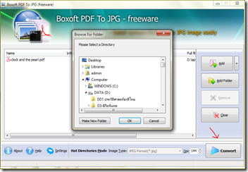 Convert pdf files to jpg.