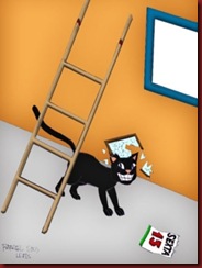 Casa 5 Azar Gato sob a escada Casa 5 Azar Gato sob a escada