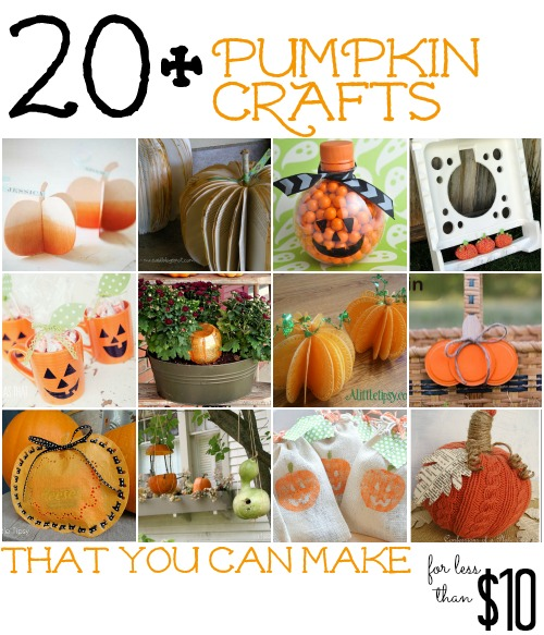 20 Pumpkin Themed Crafts 20 Pumpkin Themed Crafts