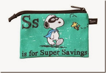 Typo by Cotton On Peanuts My Stash Snoopy S is For Super Saving