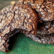Outrageously Chocolaty Quadruple Brownie Cookies