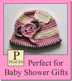 Peaces By Cortney: Handmade Crochet Hats & Beanies {Perfect for Baby Shower Gifts}