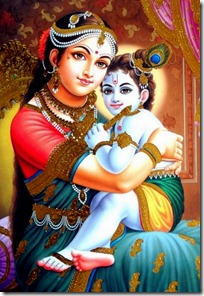 Krishna and Mother Yashoda