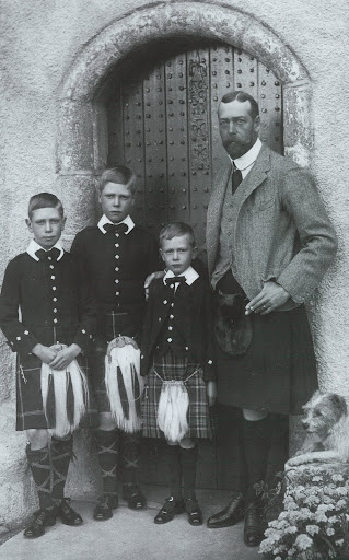 The Prince of Wales (later George V) and his sons at Balmoral -- Prince Henry, Prince Edward -- the future Edward VIII and Duke of Windsor -- Prince George, later King George VI. The Prince of Wales (later George V) and his sons at Balmoral -- Prince Henry, Prince Edward -- the future Edward VIII and Duke of Windsor -- Prince George, later King George VI.