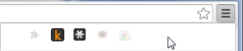 Chrome 39 new extensions toolbar overflow