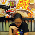Wifey choosing from the menu card at Rai Rai Ken