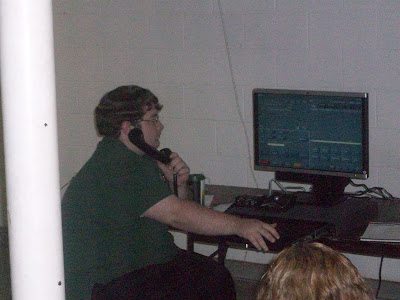 Dispatcher Isaac Kleese is receiving training on the new 911 phone system Dispatcher Isaac Kleese is receiving training on the new 911 phone system