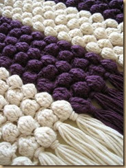 crochet shawl detail