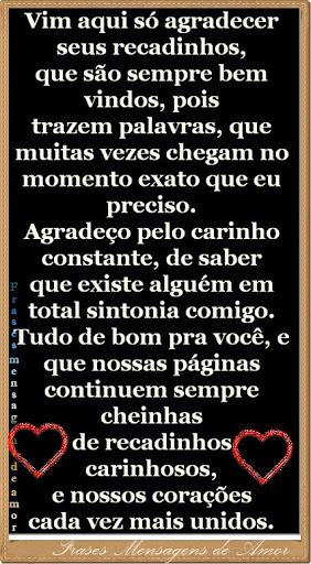 FRASES, MENSAGENS DE AGRADECIMENTO.COMPARTILHANDO AMOR.