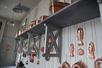 Antique molds were also made from tin, ceramic, and even wood, but copper is the favorite for collecting, and for good reason.  They're really beautiful, don't you think?