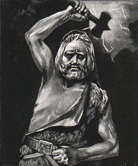 Thor With Mjollnir, Asatru Gods And Heroes