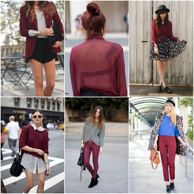 burgundy x burgundy x