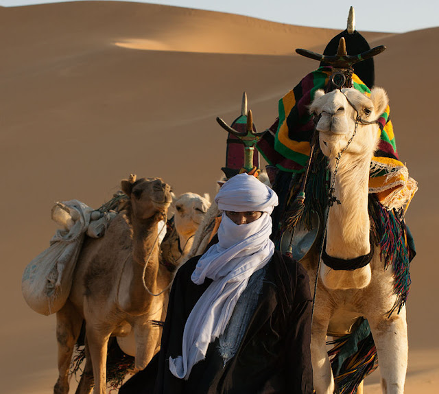 Fotos del día: Tuareg por las dunas
