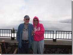 Barney and Betty at Crater Lake Lodge