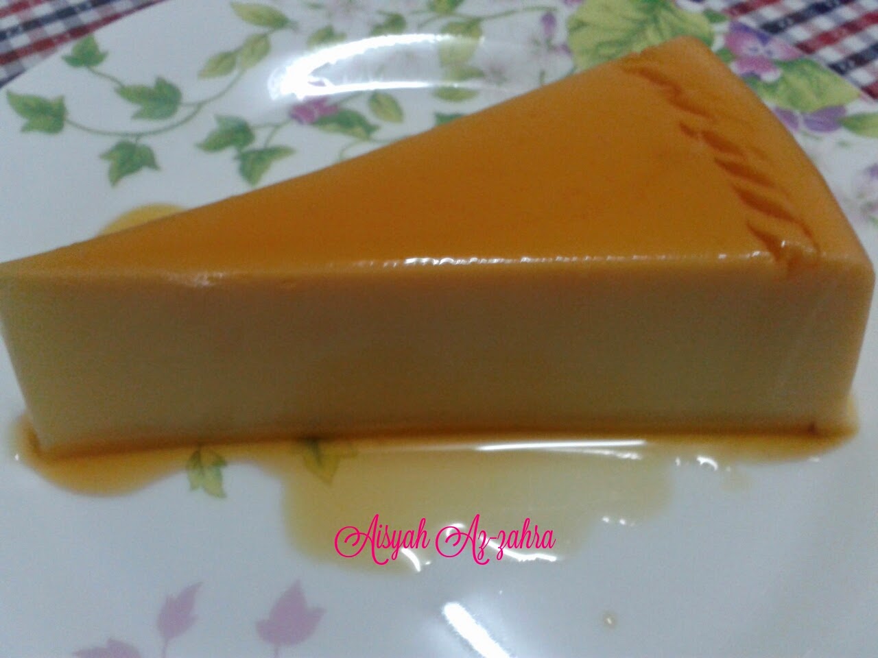 Aisyah Az Zahra Puding Karamel Tanpa Telur Yang Sangat Sedap