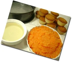 Bizcocho, tarta de zanahorias, coco y cupcakes (magdalenas) 002