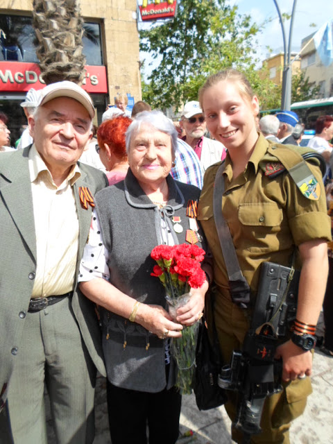 В Хайфе прошёл многотысячный Парад Победы 1 2014-05-09