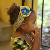 Yiskeiry was a yellow bumble bee, complete with a flower in her hair