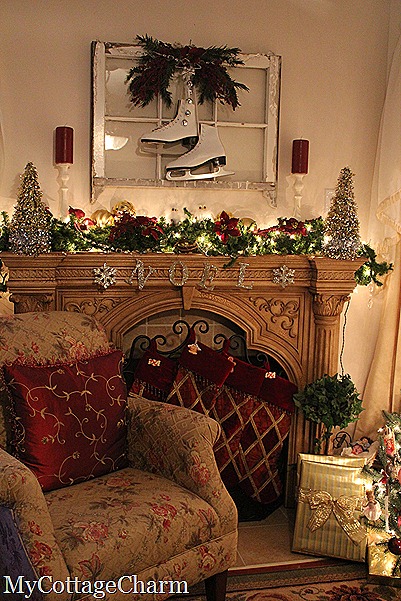 how to decorate a mantle