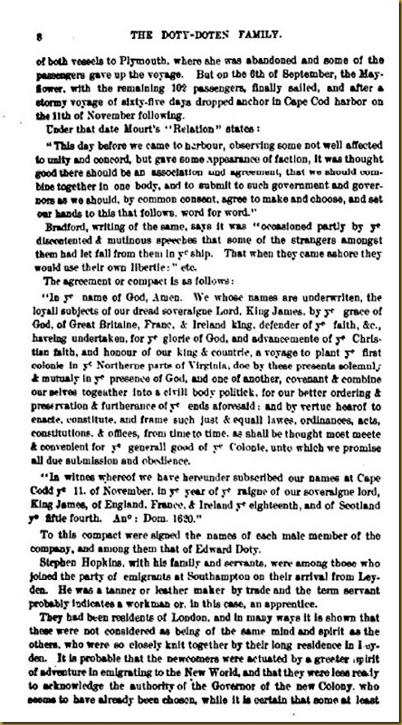 Doty-Doten Family In America - The Family of Edward Doty (3) Doty-Doten Family In America - The Family of Edward Doty (3)
