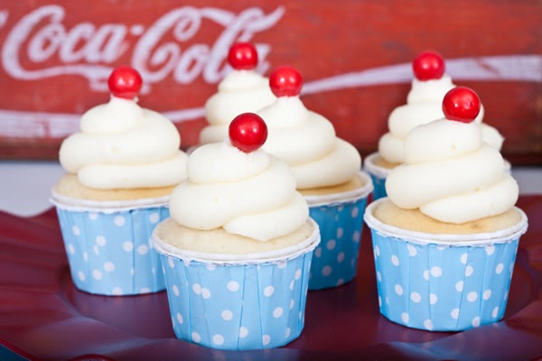 gumball cupcakes