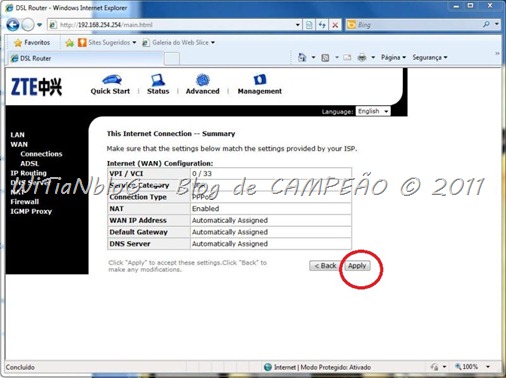 MODEM ZTE - ZXDSL ROTEAR E CONFIGURAR FACIL - 09