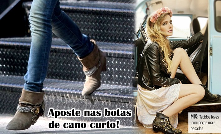 Dicas de como usar as Botas femininas de cano curto. botas de cano curto salto