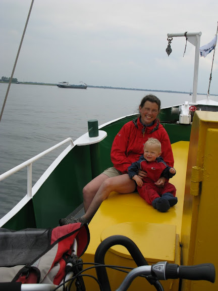 Op de veerboot tussen St. Jacobapolder en Bruinisse