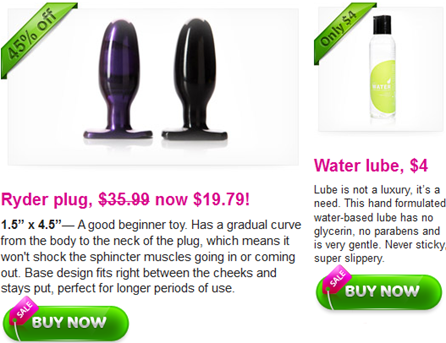 Tantus Ryder Plug, now 45% off!