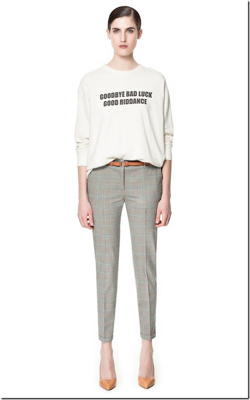 Pantalon cuadros grandes verdes 29.95 Pantalon cuadros grandes verdes 29.95