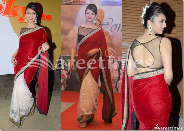 Red_White_Half_and_Half_Saree