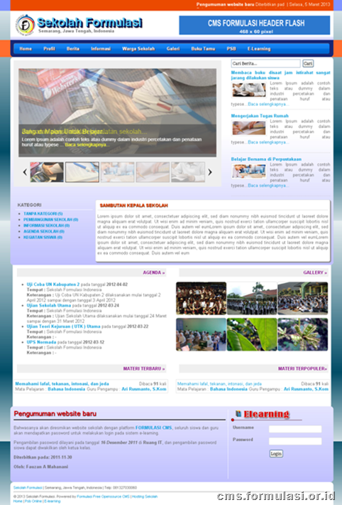 Tema CMS Formulasi Premium 3 Tema CMS Formulasi Premium 3