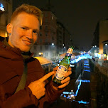 nastro azzurro beer in milan in Milan, Italy 