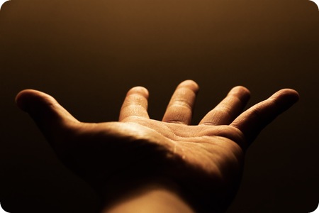 hand reaching hand reaching