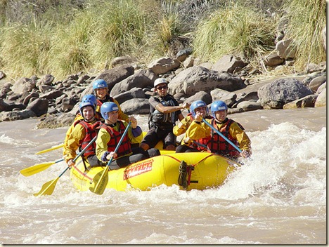 actividades del turismo de aventura - rafting