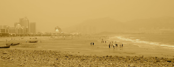 Qingdao - Plage shilaoren 石老人