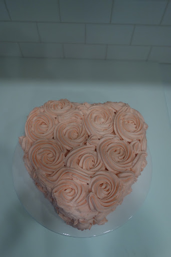 The MOST beautifully decorated and most delicious cake ever, made especially for me by Alexis. The frosting roses were not to be believed.