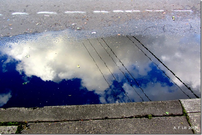 Cloudy Street.  Gresham, Oregon.  June 5, 2012.  Photo of the Day by A. F. Litt: July 1, 2012.