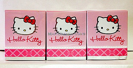 HELLO KITTY PERFUME EDT LIMITED EDITION WOMEN  FRAGRANCE COLORED POP SPRAYS IN SINGAPORE SEPHORA ION ALT BUGIS WIN GIVEAWAY