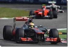 Hamilton conquista la pole del gran premio d'Italia