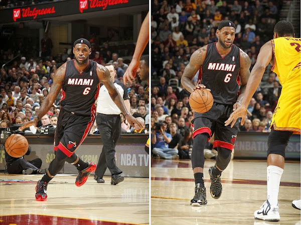 LBJ Wears Away 118217s and8230 Goes Back to Elite 108217s Again