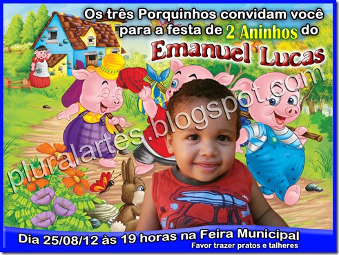 Convite Emanuel Lucas - AngelaRenata_blog