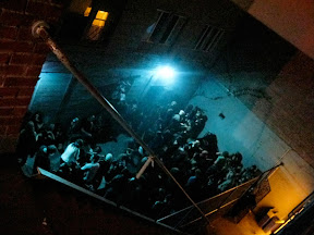 Mysterious Uptown Outsiders lurking on the back patio . . .